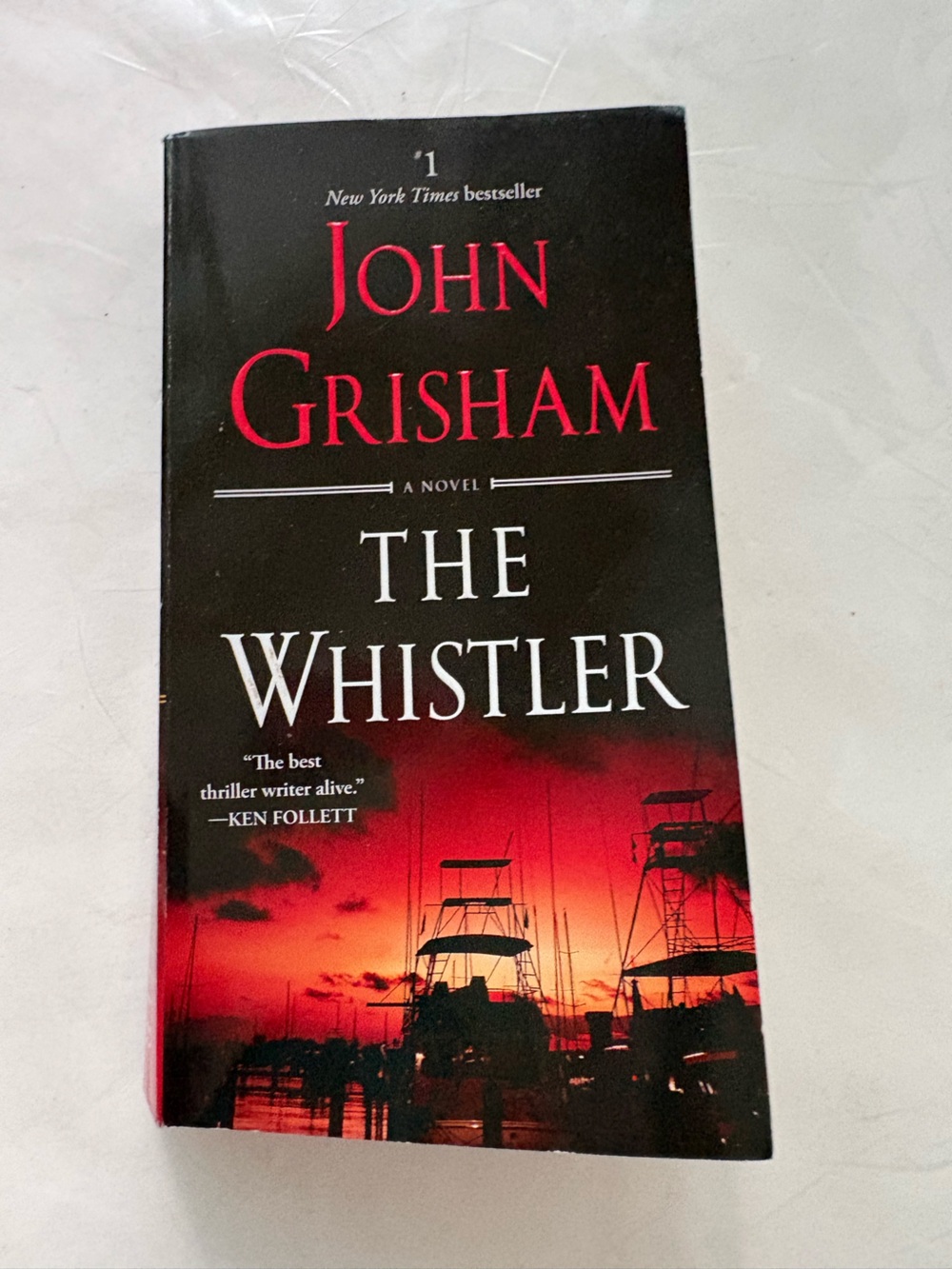 John Grisham "The Whistler" Paperback - Black & Red Cover